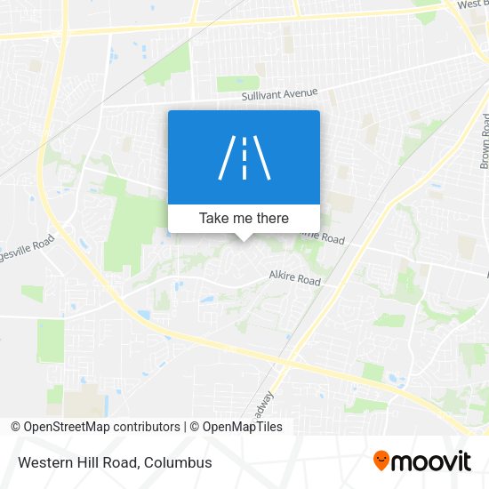 Mapa de Western Hill Road