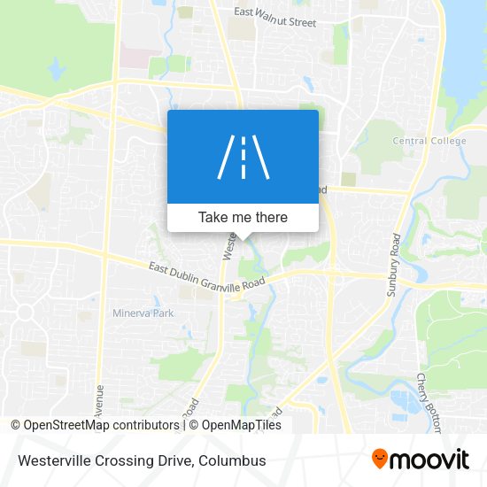 Westerville Crossing Drive map