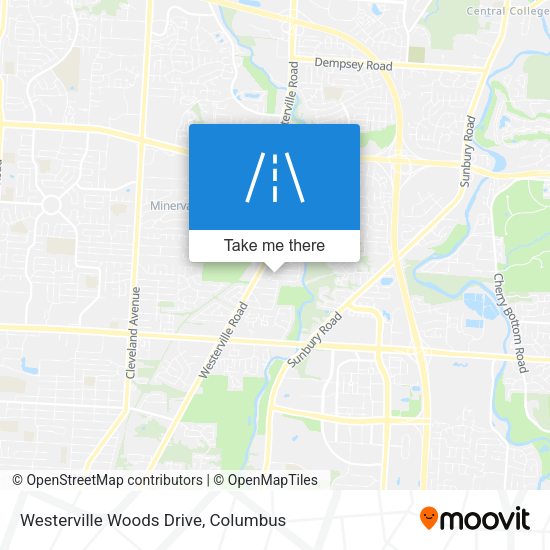 Mapa de Westerville Woods Drive