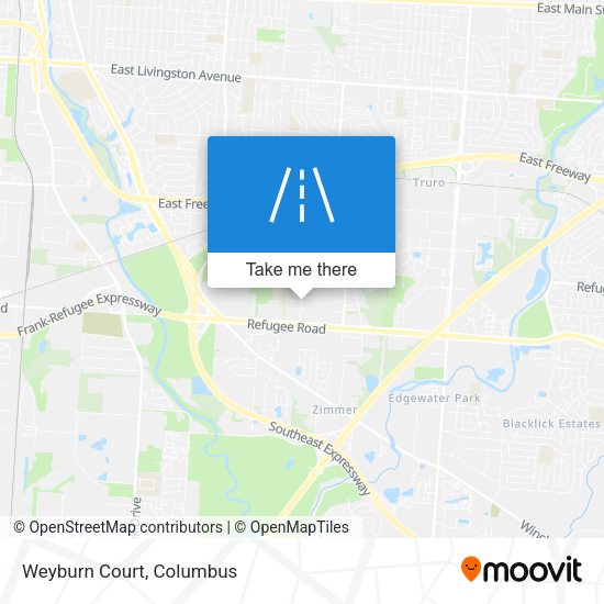 Mapa de Weyburn Court
