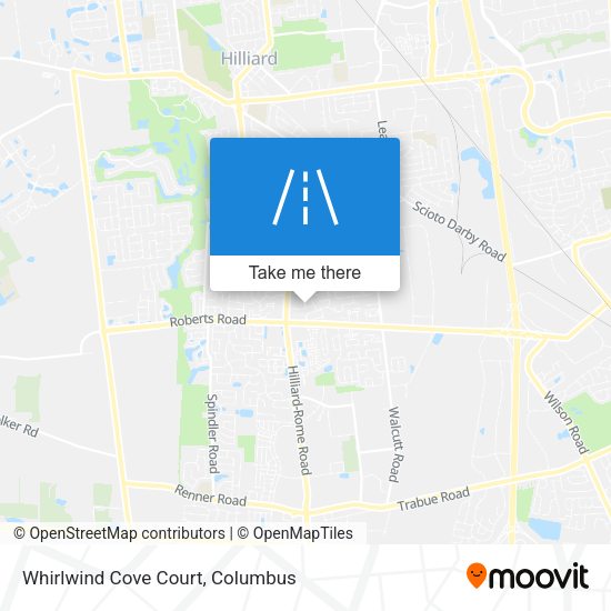 Whirlwind Cove Court map