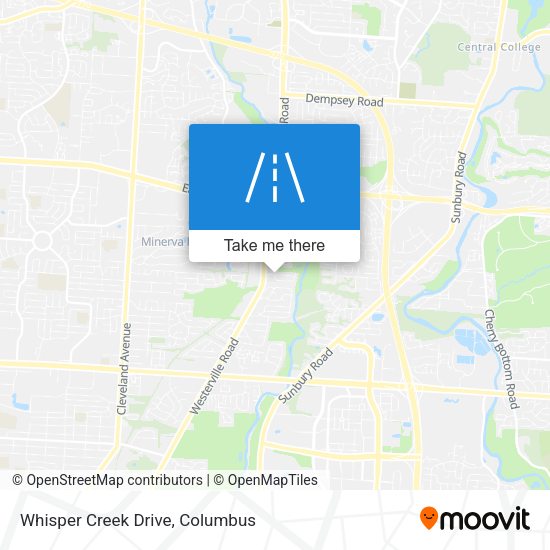 Whisper Creek Drive map