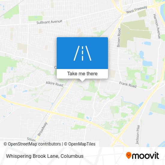 Whispering Brook Lane map