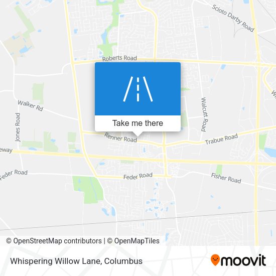 Whispering Willow Lane map