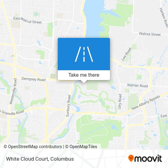Mapa de White Cloud Court