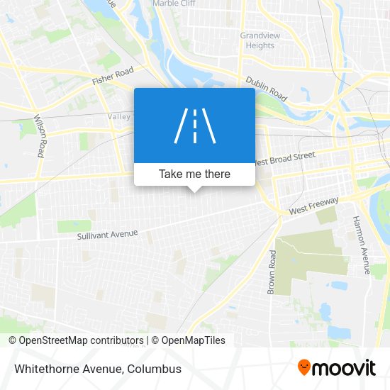 Mapa de Whitethorne Avenue