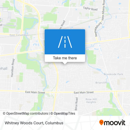 Whitney Woods Court map