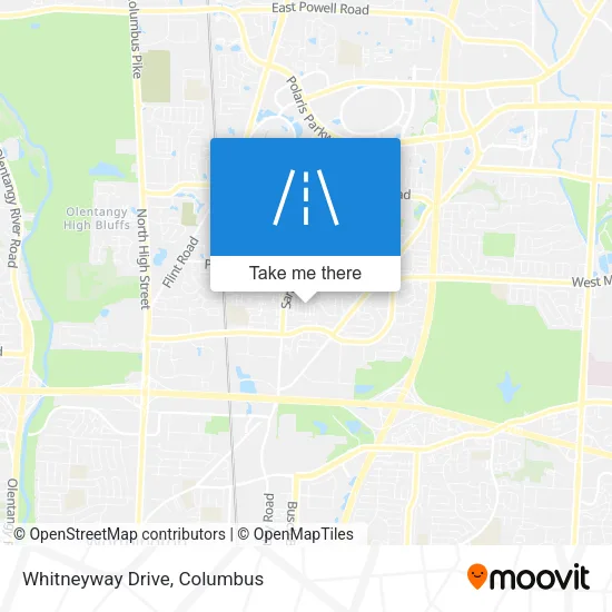 Whitneyway Drive map