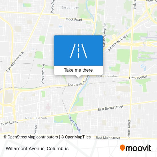 Mapa de Willamont Avenue