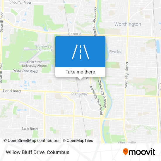 Mapa de Willow Bluff Drive