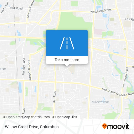 Mapa de Willow Crest Drive