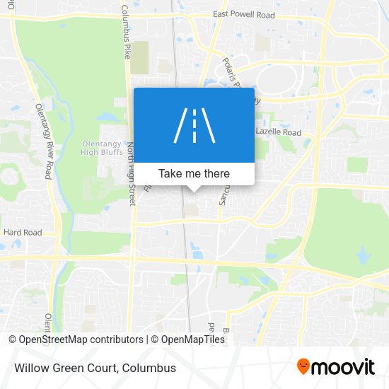 Willow Green Court map