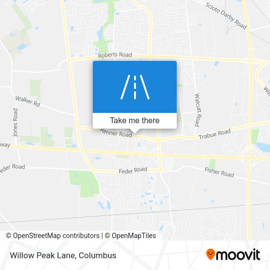 Mapa de Willow Peak Lane
