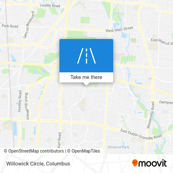 Willowick Circle map
