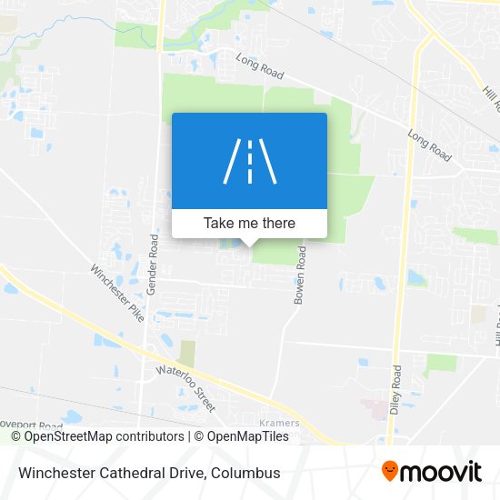 Winchester Cathedral Drive map