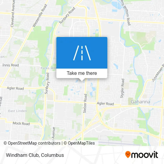 Windham Club map