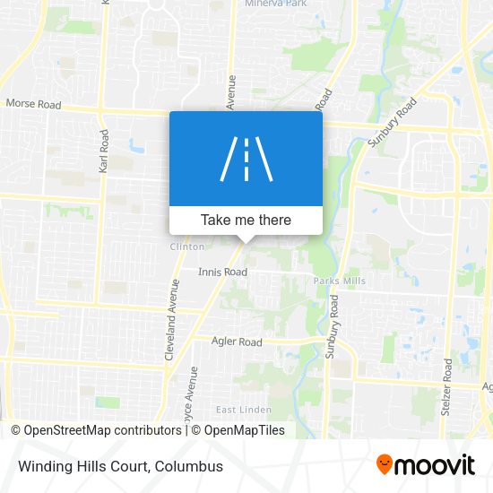 Mapa de Winding Hills Court