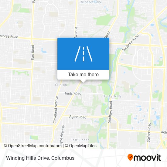 Mapa de Winding Hills Drive