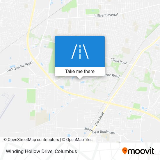 Winding Hollow Drive map