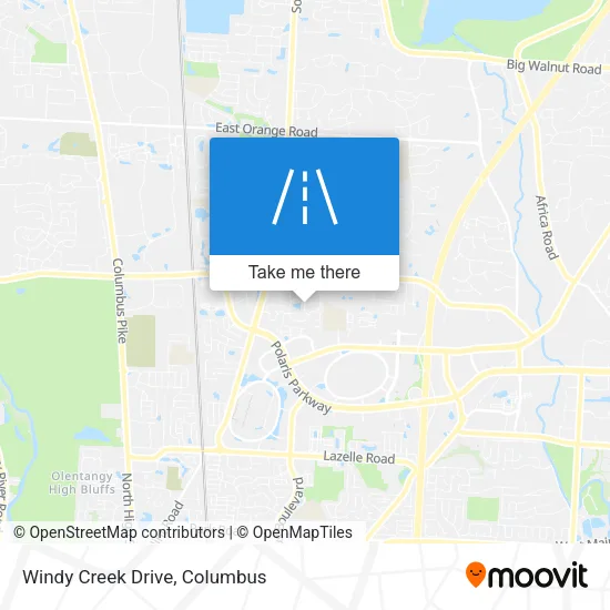 Windy Creek Drive map