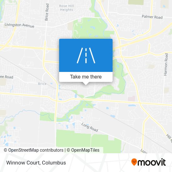 Mapa de Winnow Court