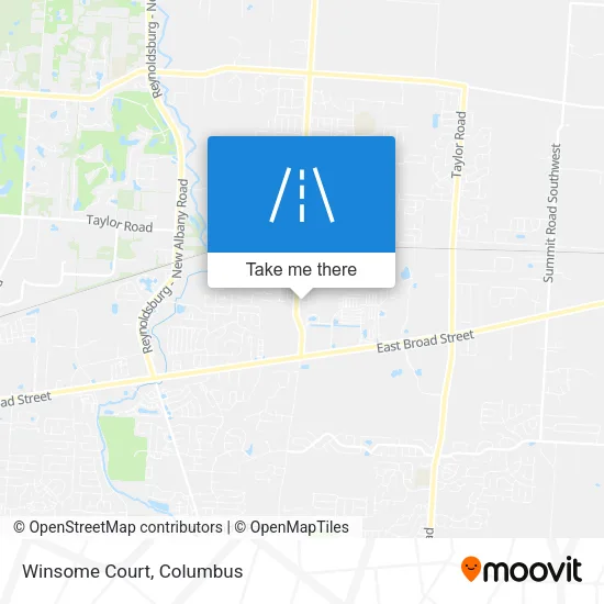 Winsome Court map