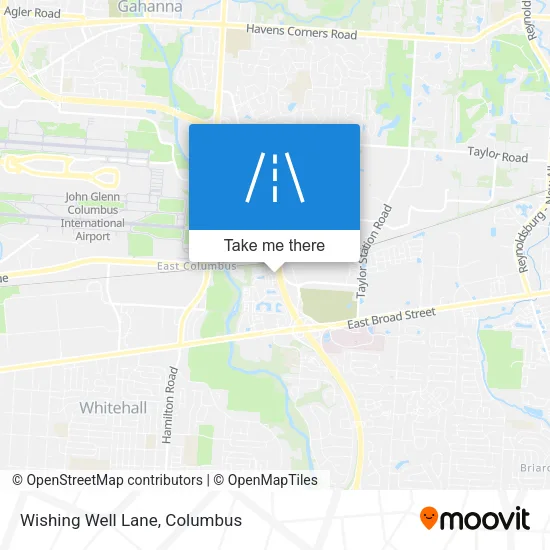 Wishing Well Lane map