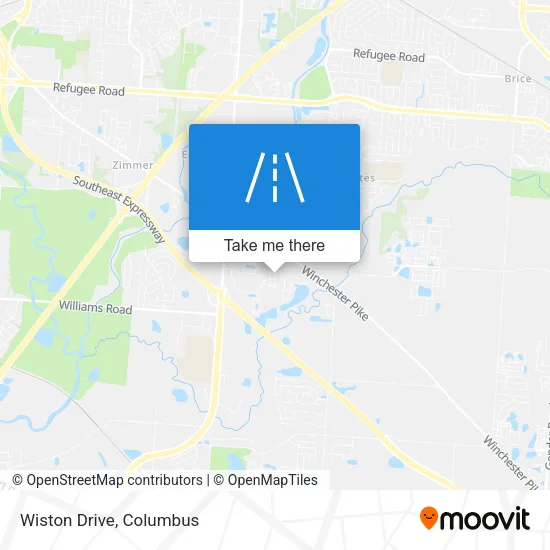 Wiston Drive map