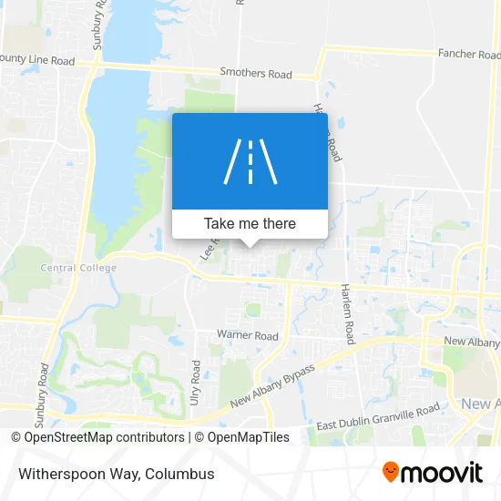 Witherspoon Way map