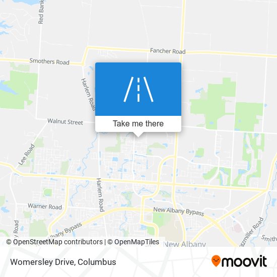 Womersley Drive map