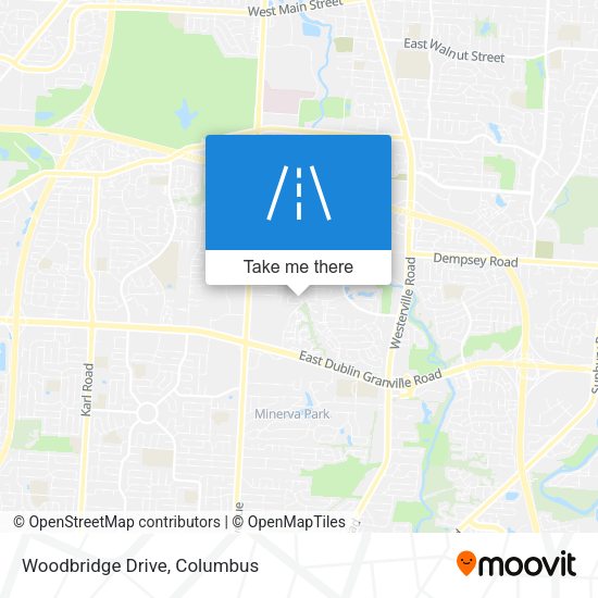 Woodbridge Drive map