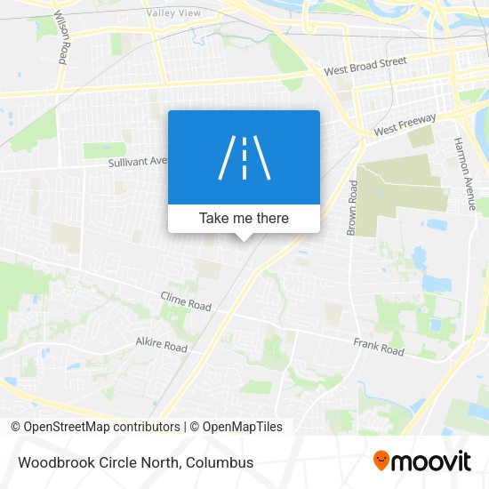 Mapa de Woodbrook Circle North