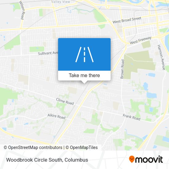 Mapa de Woodbrook Circle South