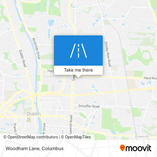 Woodham Lane map