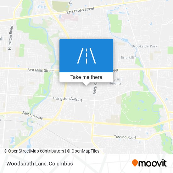 Woodspath Lane map