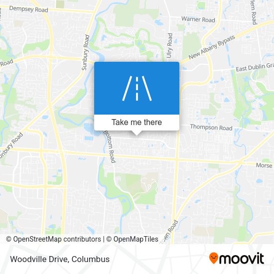 Mapa de Woodville Drive