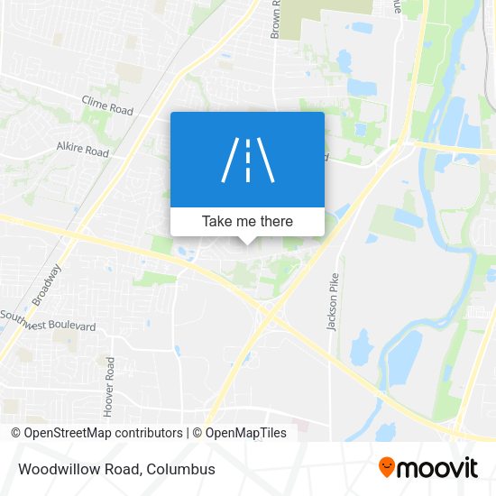 Woodwillow Road map