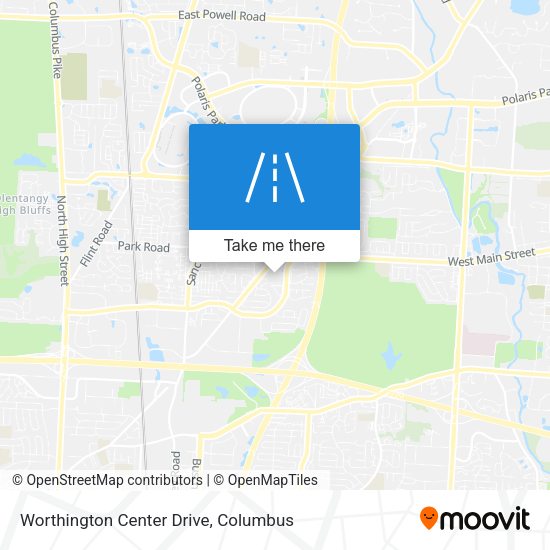Worthington Center Drive map