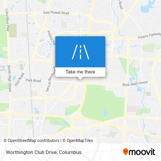 Worthington Club Drive map