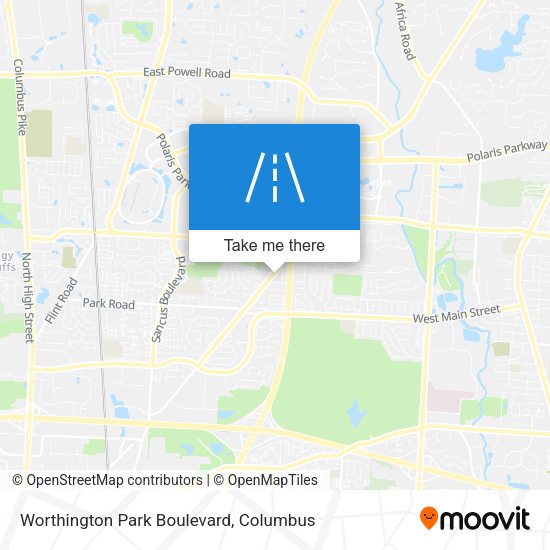 Mapa de Worthington Park Boulevard