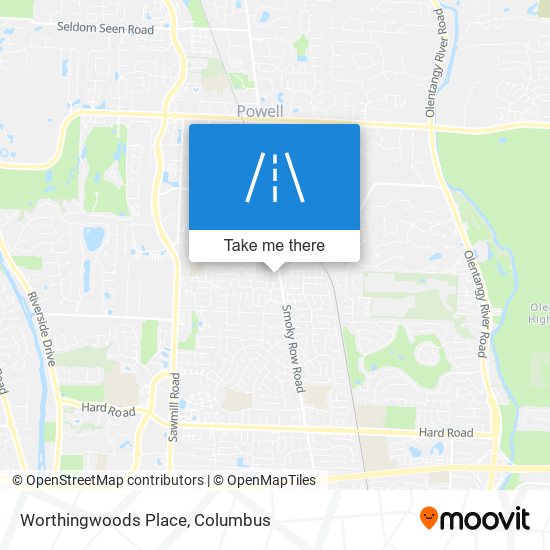 Worthingwoods Place map