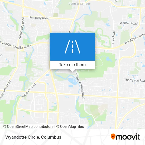 Wyandotte Circle map