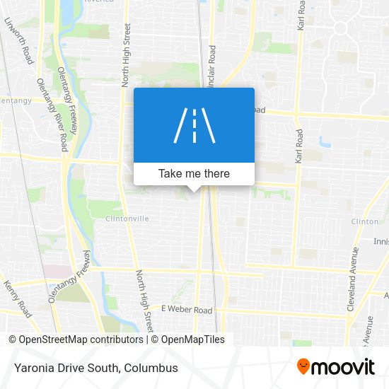 Yaronia Drive South map
