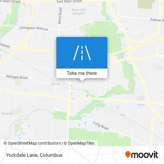 Yorkdale Lane map