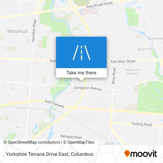 Yorkshire Terrace Drive East map