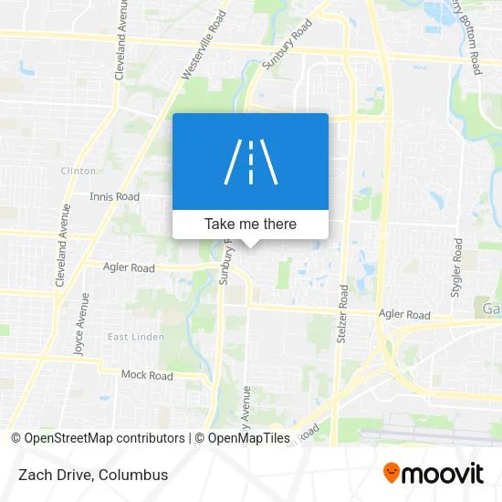 Zach Drive map