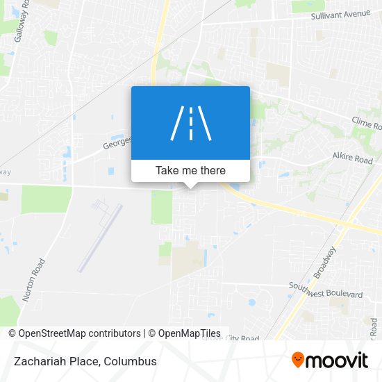Mapa de Zachariah Place
