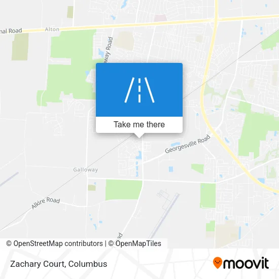 Zachary Court map