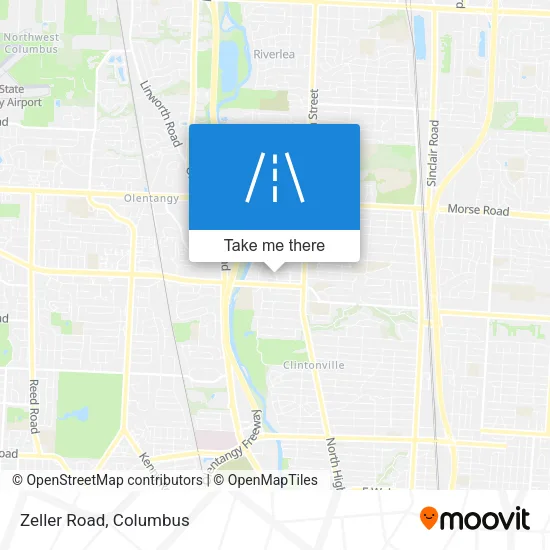 Mapa de Zeller Road