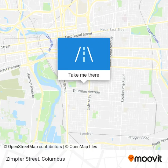 Zimpfer Street map